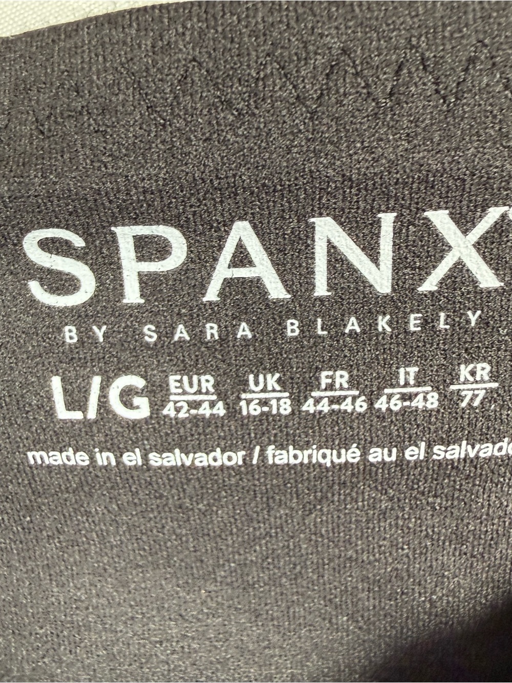 SPANX Crop compression Legging size L camo blue - Picture 3 of 7